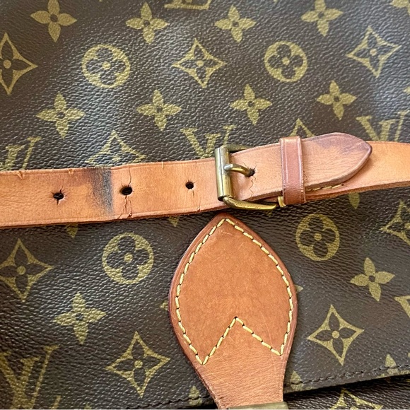LOUIS VUITTON Cartouchiere SL 0940 Vintage Crossbody Messenger File Saddle Bag - Picture 15 of 16
